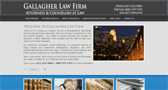 Desktop Screenshot of gallagherlawus.com