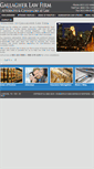 Mobile Screenshot of gallagherlawus.com